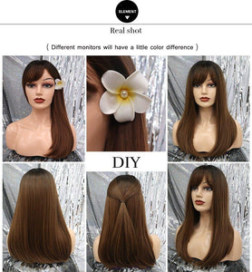 Element 18" Long Synthetic Wig - Ctoox