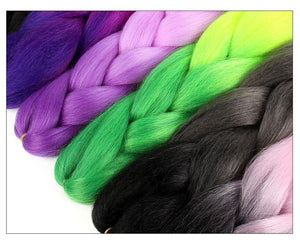 Crochet Braids Kanekalon Synthetic Hair 24 inch - Ctoox