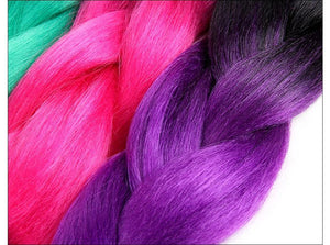 Crochet Braids Kanekalon Synthetic Hair 24 inch - Ctoox