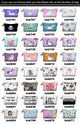 Printing Makeup Bags With Multi color Pattern - Ctoox
