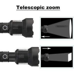 Led flashlight 90000 lumens xhp70.2 most powerful flashlight - Ctoox