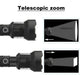 Led flashlight 90000 lumens xhp70.2 most powerful flashlight - Ctoox