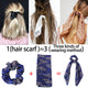 Ponytail Scarf Elastic Hair Rope for Women