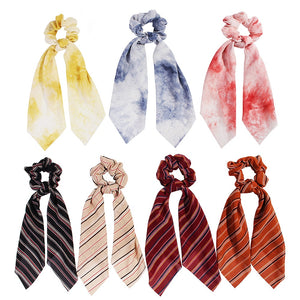 Ponytail Scarf Elastic Hair Rope for Women