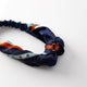 Fabric Cross Knotted Bow Chiffon Floral Hair Band