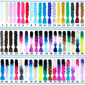Long Ombre Jumbo Hair Accessories - Ctoox