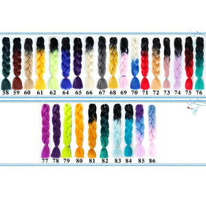 Long Ombre Jumbo Hair Accessories - Ctoox