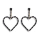 Crystal Acrylic Drop Earrings Handmade
