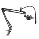 NB-35 Microphone Scissor Arm Stand and Table Mounting - Ctoox