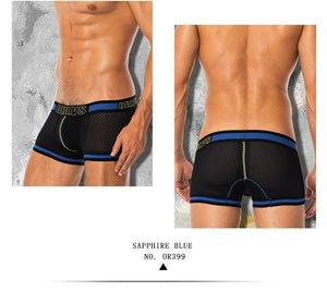 Men Mesh Shorts plus size Solid Men's Clothing boxers - Ctoox