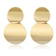 Korean Heart Statement Drop Earrings