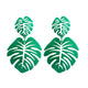 Korean Heart Statement Drop Earrings