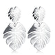 Korean Heart Statement Drop Earrings