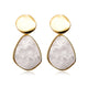 Korean Heart Statement Drop Earrings