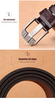 Genuine Leather Belt For Men High Quality Black Buckle