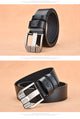Genuine Leather Belt For Men High Quality Black Buckle