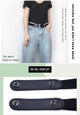 punk style buckle-free belt for ladies