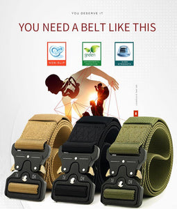 Tactical belt Military high quality Nylon belt - Ctoox
