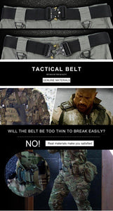 Tactical belt Military high quality Nylon belt - Ctoox