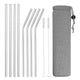 Reusable Metal Drinking Straws, 4/8Pcs - Ctoox