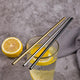 Reusable Metal Drinking Straws, 4/8Pcs - Ctoox