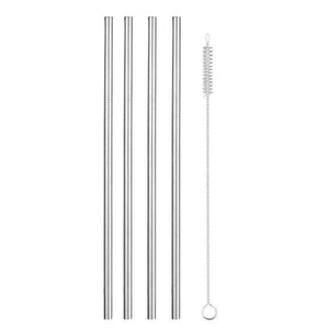 Reusable Metal Drinking Straws, 4/8Pcs - Ctoox