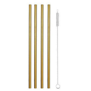 Reusable Metal Drinking Straws, 4/8Pcs - Ctoox