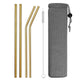 Reusable Metal Drinking Straws, 4/8Pcs - Ctoox