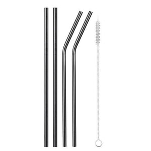 Reusable Metal Drinking Straws, 4/8Pcs - Ctoox