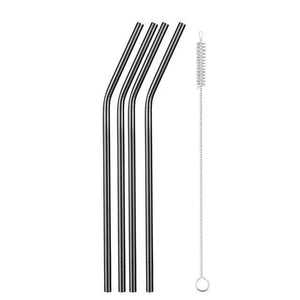 Reusable Metal Drinking Straws, 4/8Pcs - Ctoox