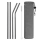 Reusable Metal Drinking Straws, 4/8Pcs - Ctoox