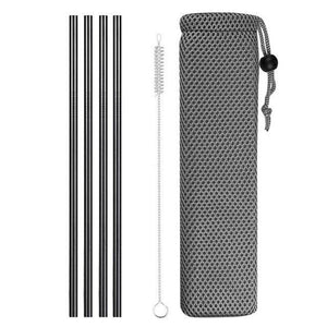 Reusable Metal Drinking Straws, 4/8Pcs - Ctoox