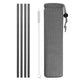 Reusable Metal Drinking Straws, 4/8Pcs - Ctoox