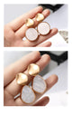 Korean Heart Statement Drop Earrings