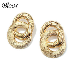 Gold Drop Earrings - Ctoox