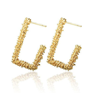 Gold Drop Earrings - Ctoox