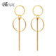 Gold Drop Earrings - Ctoox