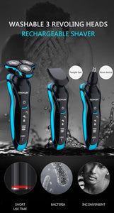 Men Washable Rechargeable Electric Shaver - Ctoox