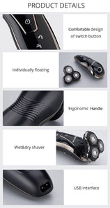 Men Washable Rechargeable Electric Shaver - Ctoox