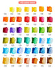 Superior 18/25/33/42 Solid Watercolor Paint Set With Water Brush - Ctoox