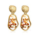Korean Heart Statement Drop Earrings