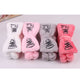 OMG Letter Coral Fleece Bow Hairbands For Women