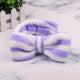 OMG Letter Coral Fleece Bow Hairbands For Women