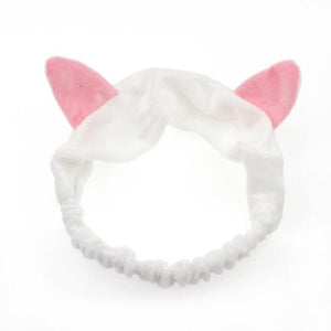 OMG Letter Coral Fleece Bow Hairbands For Women