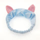 OMG Letter Coral Fleece Bow Hairbands For Women