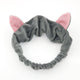 OMG Letter Coral Fleece Bow Hairbands For Women