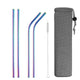 Reusable Metal Drinking Straws, 4/8Pcs - Ctoox