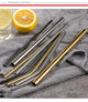 Reusable Metal Drinking Straws, 4/8Pcs - Ctoox