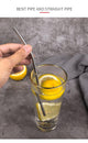 Reusable Metal Drinking Straws, 4/8Pcs - Ctoox