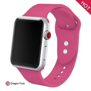 Soft Silicone Replacement Sport Band For Apple Watch - Ctoox